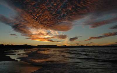 Sunset Belongil Beach